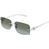 Gucci GG1703S 007 Occhiali da Sole Unisex con Montatura Argento