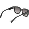 Liu Jo LJ808S 003 - Occhiali da Sole Donna in Acetato Nero Monocolore