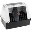 Ferplast ATLAS CAR 80 SE Trasportino per Cani da Auto con Portaoggetti, Maniglie, Griglia Ventilazione, Doppia Apertura Scorrevole con Chiusura Sicura, Max 20 kg, 82 x 51 x h 61 cm
