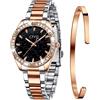 CIVO Orologio Donna Impermeabile con Braccialetto: Quadrante Cielo Stellato - Elegante con Cristalli Regalo di Lusso per Lei