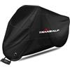 Generico Telo coprimoto per esterni e interni 210D in poliestere antipolvere, antivento, antipioggia, impermeabile, per XL 750 Transalp 2023 2024 Transalp XL750 (295cm * 110cm * 140cm)