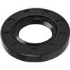 QUARKZMAN 25 x 47 x 7mm TC Olio Sigillo x Gomma Doppio Labbro per Moto Alberi Motore e Pompe Idrauliche, [Nero]