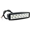 SQUADO 2 PEZZI Faro a LED da 18W, Luce Bianca Fredda da Lavoro 6 LED per Auto Moto Fuoristrada (2 PEZZI)