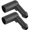 XUKEY Confezione da 2 connettori per tubi del liquido lavavetri per Vauxhall Vastra H/Corsa D/Zafira B 13171805 13257350 1452941 connettore del tubo dell'auto collegamento del tubo della rondella