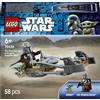 LEGO 75436 Star Wars Speeder Bike™ del Mandaloriano e di Grogu
