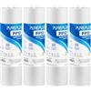 PUREPLUS Cartuccia filtro dell'acqua per sedimenti domestici da 5 micron, 25,4 x 6,3 cm, ricambio per qualsiasi unità RO da 25,4 cm, Culligan P5, Aqua-Pure AR110, Dupont WFPFC5002, CFS10, WHKF-G05