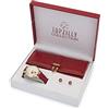 Topzilly® Set regalo di lusso per le donne, orologio, orecchini, portafoglio, regalo per lei, regalo di compleanno per lei, regalo per la festa della mamma, set regalo di Natale o anniversario, Rosso