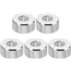 PATIKIL Distanziali in alluminio M4, 5pz Distanziatore Metallico Alluminio 4,2mm ID x 10mm OD x 5mm L Vite Distanziale Alluminio Distanziatore Rotondo per 5/32 o Bulloni a Vite M4