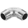 QUARKZMAN 1 Pz 1/2 PT Maschio Gomito a 90 Gradi in Acciaio Inossidabile Raccordi per Tubi d'Acqua Aria Tubo PVC Fuso