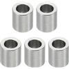 PATIKIL M5 Distanziali in Acciaio Inossidabile, 5pz Distanziatore Metallico Acciaio Inossidabile 5,1mm ID x 8mm OD x 8mm L Stainless Steel Spacer Vite Rotondo per 1/5 M5 Bulloni a Vite