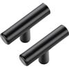Ravinte 15 maniglie nere per mobili da cucina, 50 mm | Maniglia dritta in acciaio inox, per armadi da cucina, cassetti, cassettiere, porte, semplice valorizzazione dei mobili