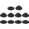 QUARKZMAN 5Pcs Guarnizioni in Gomma M6, 5Pcs Guarnizioni Coniche in Gomma M8 Antiscivolo Kit per Prevenire Perdite per Viti della Cassetta del Water e Riparazioni del Water, Nero