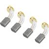 PATIKIL Carbonio Spazzole Spazzola Carbone Ricambio 12x8x5mm per Elettrici Motori Potenza Strumento Angolo Smerigliatrice Tavolo Ricambio Parte Riparazione, 4pz