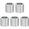 PATIKIL M5 Distanziali in Alluminio, 5pz Distanziali Metallici in Alluminio 5,2mm ID x 8mm OD x 8mm L Distanziali Alluminio a Vite Separata Rotondi per Viti 1/5 M5