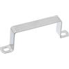 QUARKZMAN Forma U Connettore Staffa, 100mm x 50mm 304 Inossidabile Acciaio Inossidabile Acciaio Barra Sicurezza Supporto Staffe Supporto Montante Canale, 1pz