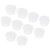 QUARKZMAN 10pz Occhielli in Gomma Diametro Montaggio 16,5mm ID 10mm H 13mm Guarnizioni Trasparenti Protezione Passacavi in Gomma per Cavi Tubi
