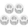 PATIKIL M5 Distanziali in Alluminio, 5pz Distanziali Metallici in Alluminio 5,2mm ID x 10mm OD x 5mm L Distanziali Alluminio a Vite Separata Rotondi per Viti 1/5 M5