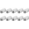 QUARKZMAN 10pz Chiave a Piuma Estremità Rotonda, 6x6x14mm Chiavette Elastiche Acciaio Inossidabile Professionale Chiavetta Parallela per Albero Trasmissione per Industria Meccanica Fissaggi