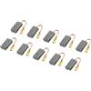 PATIKIL Carbonio Spazzole Spazzola Carbone Ricambio 15x8x5mm per Motori Elettrici Potenza Strumento Angolo Smerigliatrice Tavolo Ricambio Parte Riparazione, 10pz