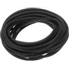 QUARKZMAN Nastro Tenuta Schiuma Silicone, Diametro 3,2 Mm (0,13) Lungo 4 Metri (13,12 Piedi) Gomma Spugna Sigillante Rotondo Corda Gomma Solida per Macchinari e Industrie, Nero