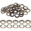 QUARKZMAN 20 Set Occhielli con Rondelle 17mm Kit Occhielli Fai da Te Bronzo | in Metallo Ramato, per Teloni per Tende in Tessuto, Cintura in Pelle, Borsa per Scarpe