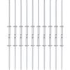 DTGN 2.4mm x 9mm (DxL) Cieco Rivetti - 60pz - Buono per Macchinari Giunzione - Alluminio Cupola Aperto Terminale Rivetto