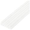 QUARKZMAN Mini Bastoncini di Colla a Caldo per Pistola Colla 7mm x 100mm Bianco Crema 12pz