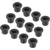 QUARKZMAN 20pz Occhielli in Gomma Diametro Montaggio 12mm ID 7,5mm H 12mm Guarnizioni Nere Protezione Passacavi in Gomma per Cavi Tubi