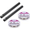 QUARKZMAN 100m/328 Piedi Filo di Taglio Schermo Molibdeno con Manico per Tagliare Schermi LCD del Telefono Strumento Riparazione Separare Vetro, 0,1mm