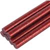 QUARKZMAN 6Pz Stick Colla a Caldo Dimensioni Standard per Pistola per Colle 11mm x 200mm Colla a Caldo Bastoncini Grandi Ricariche, Glitterato Rosso