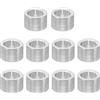 PATIKIL M4 Distanziali in Alluminio, 10pz Distanziali Metallici in Alluminio 4,1mm ID x 6mm OD x 4mm L Distanziali Alluminio a Vite Separata Rotondi per Viti 5/32 M4