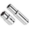 CoCud Presa 6 Punti, 3/8 Drive 10mm Profonda, Presa Impatto Metrica Cromata Cr-V Profonda e Superficiale - (Applicazioni: per Chiavi Cricchetto Elettriche Coppia Riparazione Auto), 2Pz
