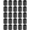 YOKIVE 250pz Nero Rotondo Distanziatore, Non Filettato Rondelle con Alto Isolamento Effetto, Mantieni Altezza Coerente, Ottimo per Viti M5 (ABS, 5.4mmx9mmx10mm)
