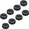 QUARKZMAN Tappo Portaspazzole in Carbone Copertura Plastica per Spazzola Elettrica del Motore Filo Nero Diametro Esterno 12mm/0,47 Altezza 5mm/0,2, 8pz