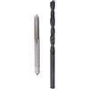 QUARKZMAN Set di Punte e Maschiatura, Maschio Filettatore 10-32 Unf e Punte per Trapano a Spirale in Ossido Nero da 5/32, Kit di Strumenti per Riparazione Filettature