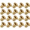 METALLIXITY Foro Passante Rivetto (3x4mm) 200pz, Rame Cavo Rivetto Dadi - per PCB Tavole, Ramato