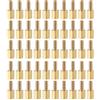 YOKIVE 50pz M2.5 Distanziale Viti, Ottone Esagonale PCB Distanziali, Mantiene Altezza Costante, Ottimo per Scheda Madre (Tono Oro, 6mm+6mm)