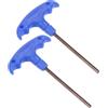 CoCud Chiave a Brugola con Impugnatura a T, Chiave Esagonale H5 5 Mm, Chiave a Brugola Metrica Acciaio S2 - (Applicazioni: Riparazioni Domestiche Base e Manutenzione Meccanica), 2Pz