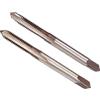 CoCud Mano Filettatura Maschi, M4 x 0.7 Filettatura, Metrica Lega Utensile Acciaio Vite Maschiatura Conicità Inferiore Maschiatura - (per Macchina Filettatura Riparazione), 1 paio