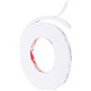 PATIKIL 2m/6.6ft Sigillatura Schiuma Nastro, 1cm Largo 8mm Spessore Singolo Adesivo Paraspifferi Striscia Guarnizione Porta Gommapiuma per Finestra Isolamento, Bianco