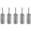QUARKZMAN 5pz Punte Cacciavite T5 Torx 1/4 Esagonale 25mm/1 Lunghezza Testa Magnetica a 6 Punti in Acciaio S2 Punte Cacciavite