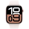 Apple Watch Series 10 GPS 46mm Rose Gold Aluminum Case SB M/L - Light Blush EU