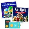 Lunii - Confezione da 2 Libri Audio interattivi per Bambini dai 5 Anni - Lego: Un Natale Fantas'Mattoni, Le Avventure Intergalac'Mattoni - 2:30 di ascolto - Scatola Storie Lunii