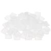 PATIKIL Tappi Silicone da 12mm per Cucito, 80Pz Stecche per Corsetti Corsetto Stecca Suggerimenti per l'Osso a Spirale Corsetto Colletto per Osso Poliestere, Bianco