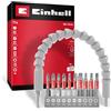 Einhell Accessories Einhell 11 pezzi set di inserti | Albero flessibile da 300 mm | magnete permanente | inserti da 50 mm | acciaio CrV | attacco E 6.3 | barra portainserti