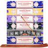 NALE. Set di Incensi Nag Champa, 72 Bastoncini con Porta Incenso, 6 Fragranze: Palo Santo, Lavanda, Sandalo, Agarbatti, Super Hit