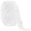 Rebower 2 Iarde Nastro di Plastica Con Bottoni Automatici, Tessuti per Tappezzeria per Cucire, Chiusura in Poliestere, [Per Cucire Tessuti, Progetti Fai Da Te] - Bianco / 18mm