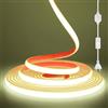 KISUFU Striscia LED al neon COB da 230 V, 288 LED/m, impermeabile IP67, 50 cm, tagliabile, 220 V, striscia luminosa autoadesiva, per Natale, camera da letto, fai da te, vacanze, per una festa