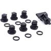 HISports Confezione da 6 viti di scarico olio anti-perdita con utensile per rimuovere la vite di scarico olio, ricambi auto compatibili 06L103801, compatibili con A3 A4 A5 A6 Q7 S3 TT