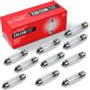 Xtremeauto 239 C5W lampadina festone - lampadina targa interna auto lampadine 12 V 5 W S8.5D 11 x 38 mm lampadina auto confezione da 10 12 V 5 W lampadina targa